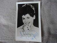 Autographed photo of Lili Ivanova, 1966