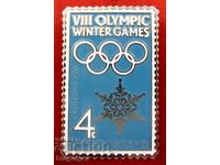 Badge-Postage Stamp-California 1960 Winter Olympics