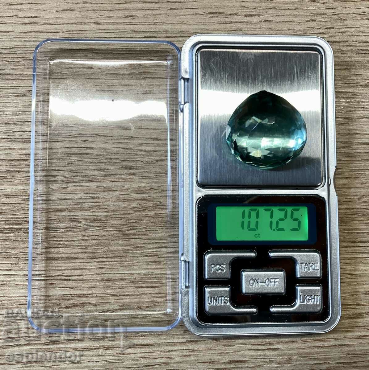 BZC aquamarine/beryl 107 ct.