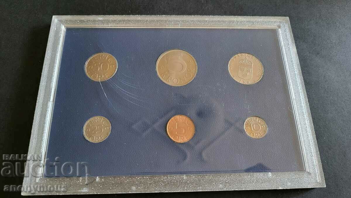 Set, set of coins Sweden 1977 With text in English with price 27.00 BGN | € 13.80 Set, set of coins Sweden 1977 With text in English with price 27.00 BGN | € 13.80