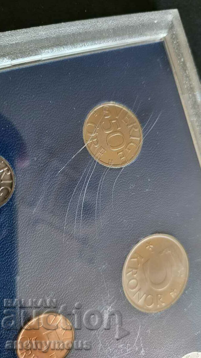 Auction Set, set of coins Sweden 1977 With text in English Auction Set, set of coins Sweden 1977 With text in English