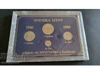 Set, set of coins Sweden 1986