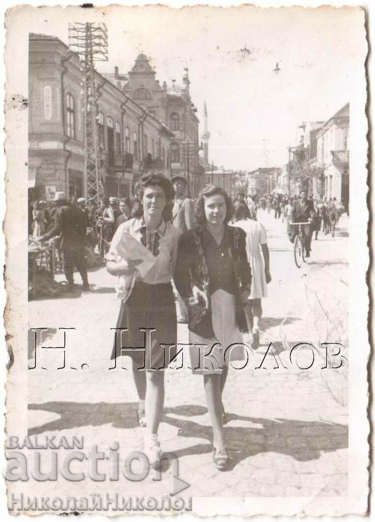 SMALL OLD PHOTO KYUSTENDIL BOULEVARD CZAR LIBERATOR G925