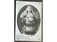 4553 Kingdom of Bulgaria woman in Macedonian costume Krushevo 1943.