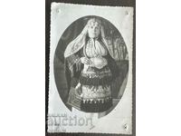 4553 Kingdom of Bulgaria woman in Macedonian costume Krushevo 1943.