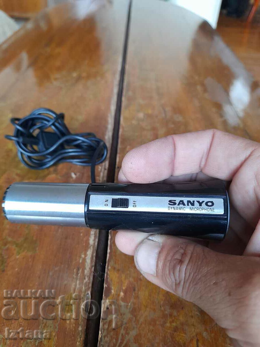 Стар микрофон SANYO HM-41 с цена 22.00 лв. | € 11.25 Стар микрофон SANYO HM-41 с цена 22.00 лв. | € 11.25
