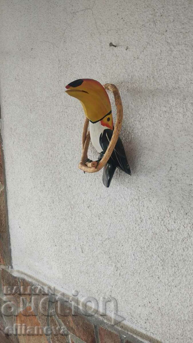 Wooden parrot 30 cm with price 50.00 BGN | € 25.56 Wooden parrot 30 cm with price 50.00 BGN | € 25.56