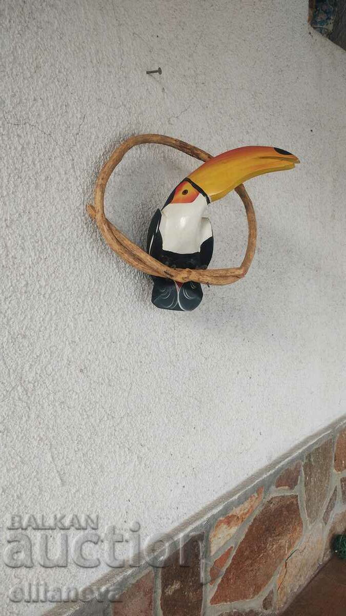 Auction Wooden parrot 30 cm Auction Wooden parrot 30 cm