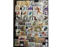 Old foreign stamps (USSR)-Lot-9