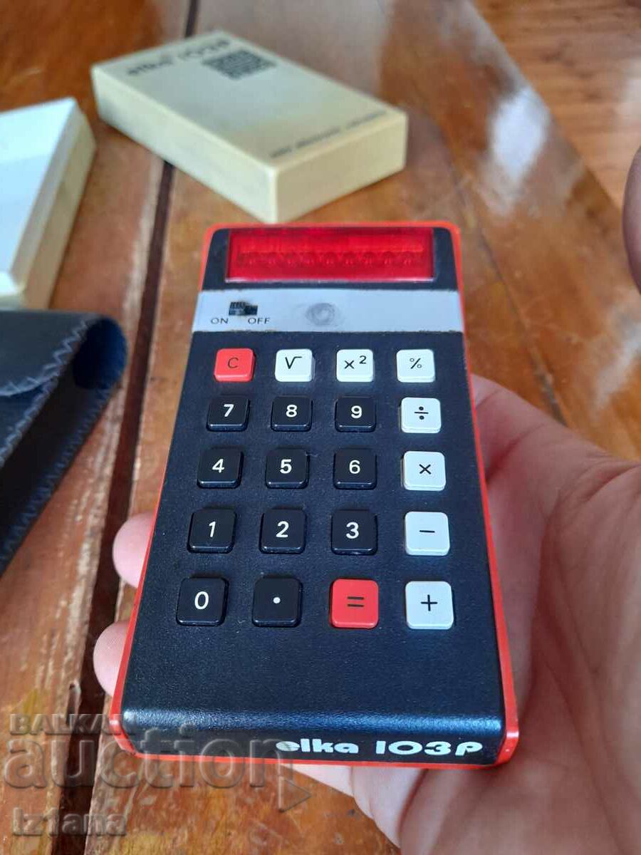 Old Elka 103R calculator with price 150.00 BGN | € 76.69 Old Elka 103R calculator with price 150.00 BGN | € 76.69