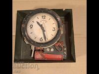 Old locomotive clock BDZ electric 24v