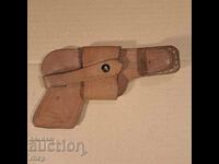 Old leather gun holster