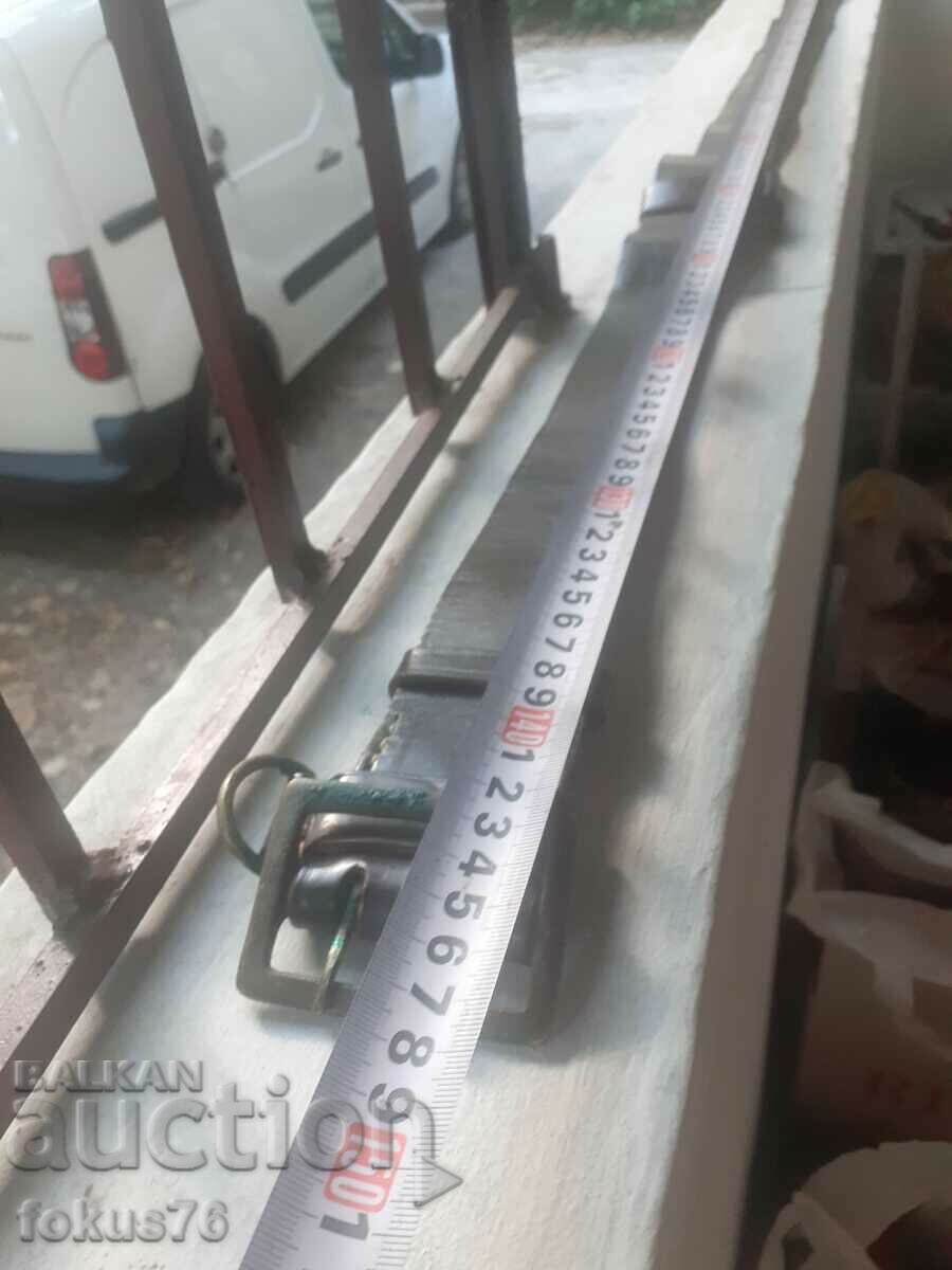 Officer's wide leather belt - very long - 6 Officer's wide leather belt - very long - 6