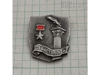 SEVASTOPOL CITY - HERO OF THE USSR BADGE