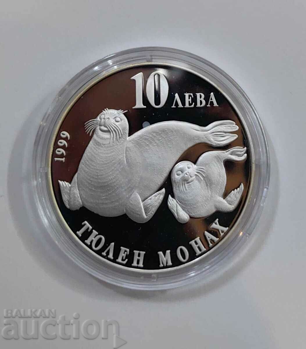 10 BGN 1999 Monk Seal - from 1 cent