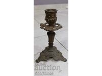 Vintage metal candle holder