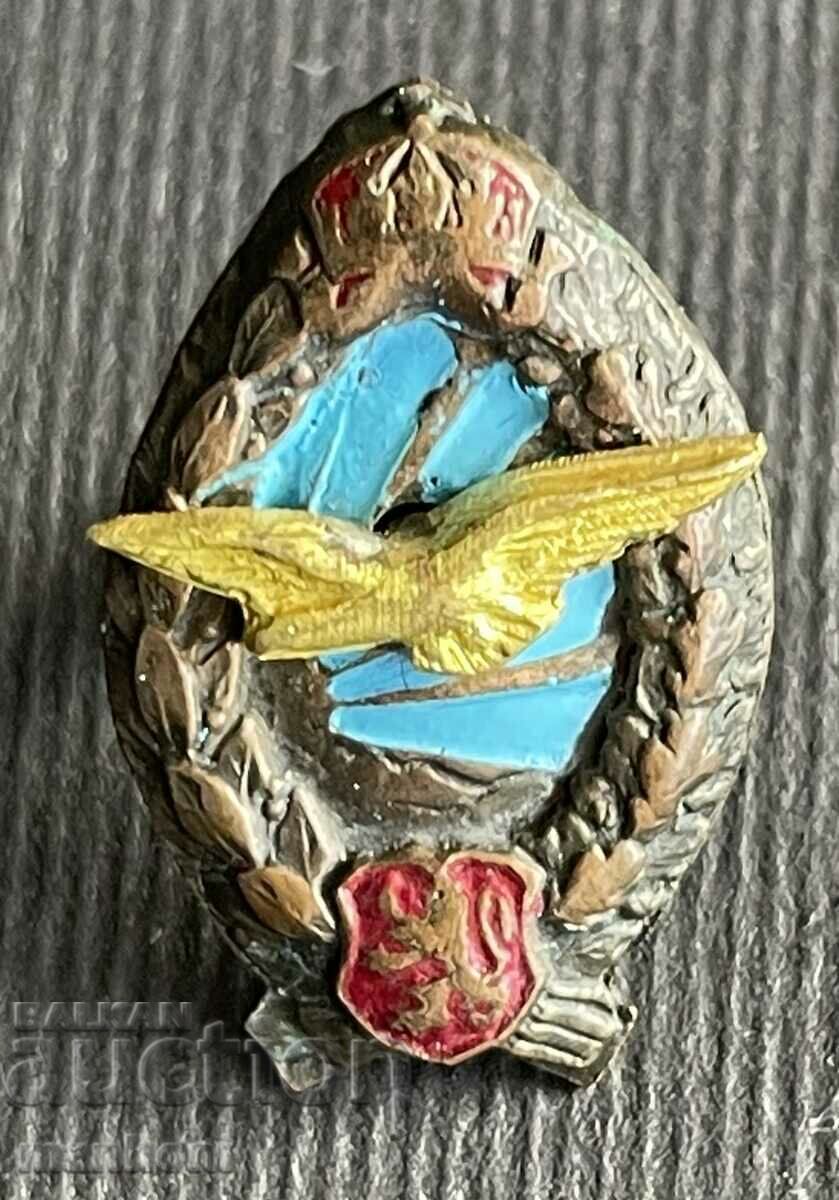 5805 Kingdom of Bulgaria miniature pilot badge VSV REPLICA