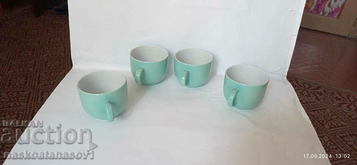 Porcelain cups for coffee, tea "KAHLA"