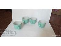 Porcelain cups for coffee, tea "KAHLA"