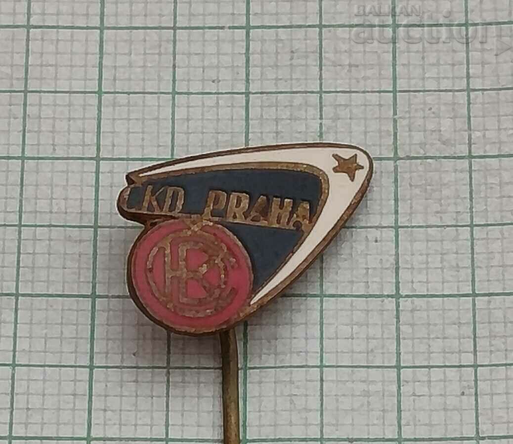 CKD PRAHA CEHOSLOVACIA TRAMVAI BADGE ESMAL