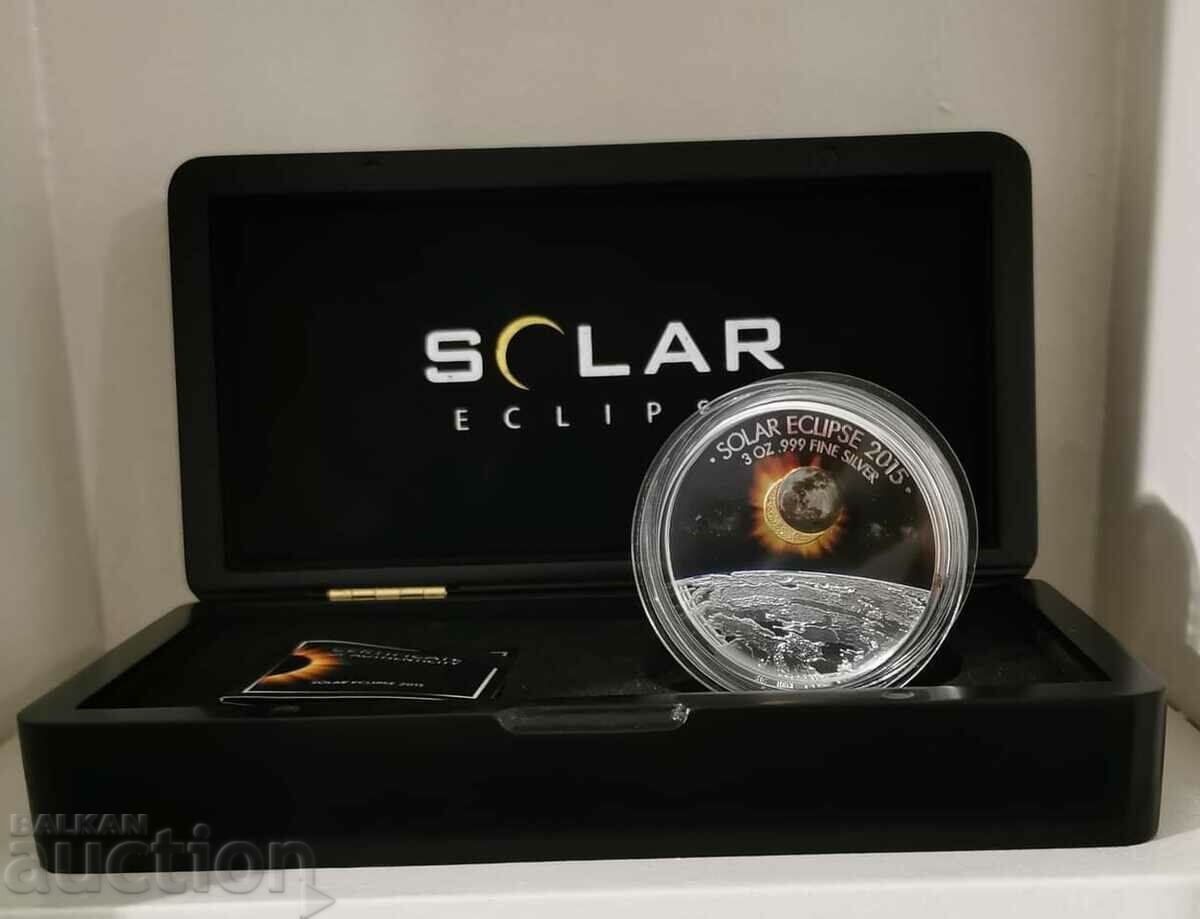 3 oz. Rare Solar Eclipse Coin - UNC - 1 Cent