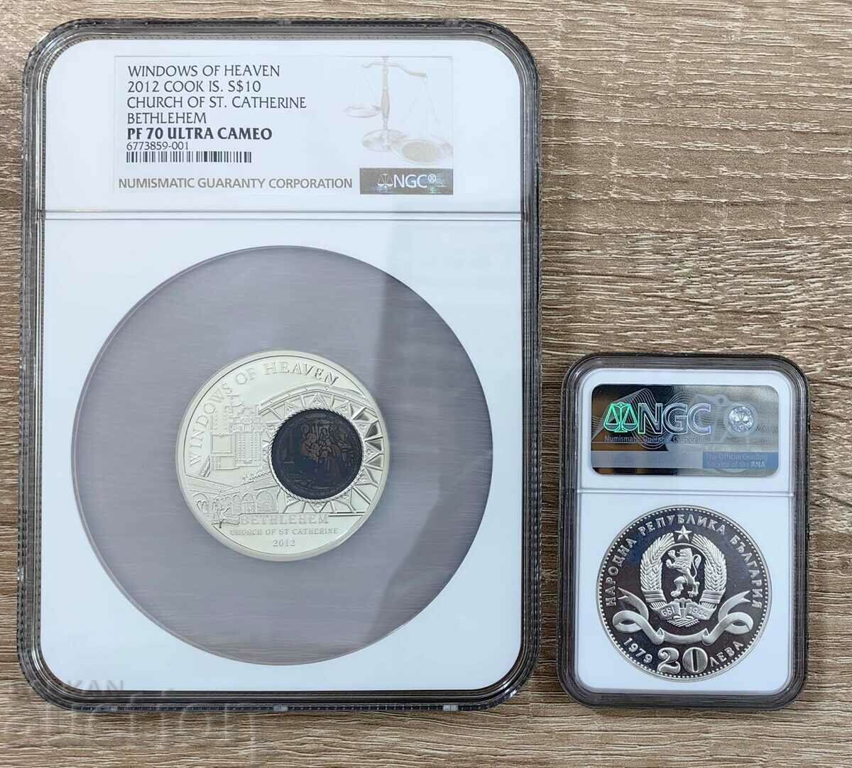 Auction  10 dollars 2012 - St. Catherine - Bethlehem Top grade