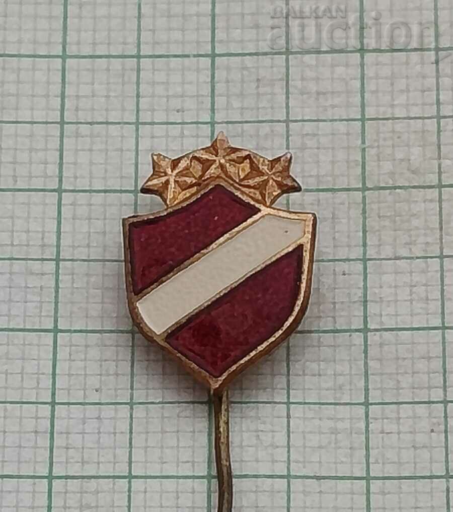 LATVIA FLAG BADGE ENAMEL