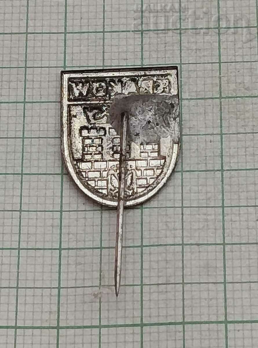 KRAKOW POLAND COAT OF COAT BADGE with price 2.00 BGN | € 1.02 KRAKOW POLAND COAT OF COAT BADGE with price 2.00 BGN | € 1.02