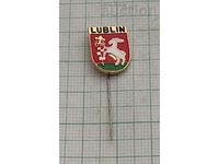 LUBLIN POLAND COAT OF COAT BADGE