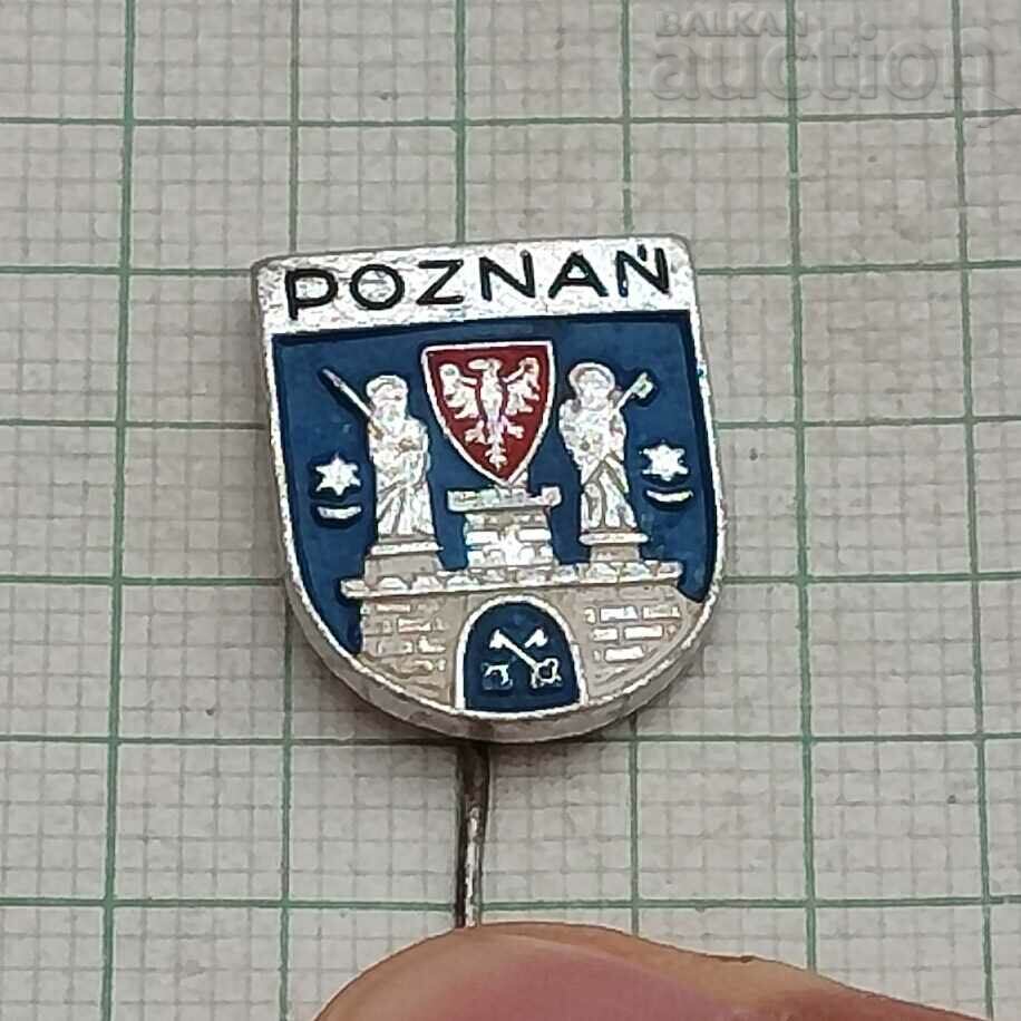 POZNAN POLAND COAT OF COAT BADGE