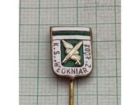 FOOTBALL KS WLOKNIARZ LODZ BADGE ENAMEL