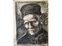 Picture, drawing, villager, grandfather BZC