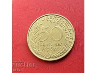 France-50 cents 1962-rare denomination