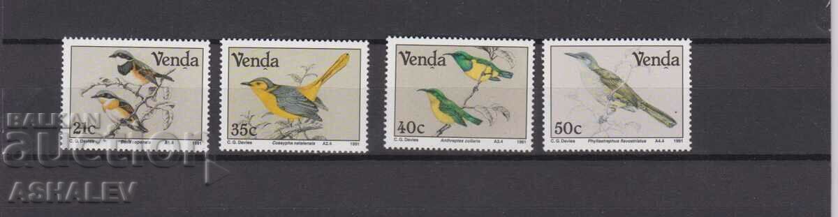 1991 VENDA Birds  YVERT 217/220**