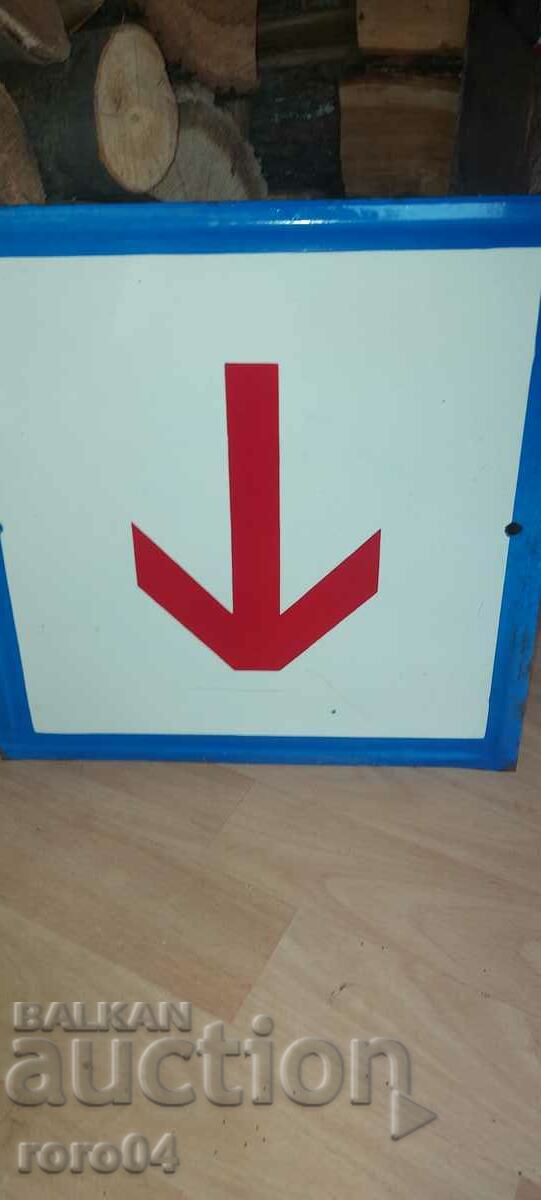 Delivery of OLD ENAMEL SIGN Delivery of OLD ENAMEL SIGN