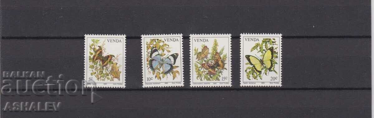 1980 VENDA Fluturi Yv.-34/37 **