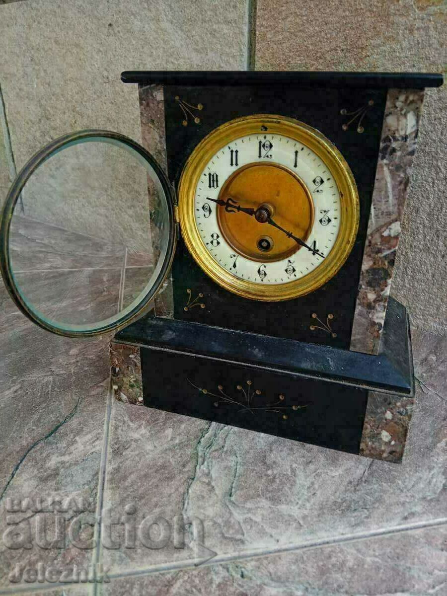 Rare Marble Mantel Clock-France/19th Century-Works. with price € 81.81 | 160.01 BGN