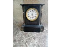 Rare French Mantel Marble Clock/19th Century-Works.