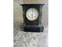 Rare French Mantel Marble Clock/19th Century-Works.