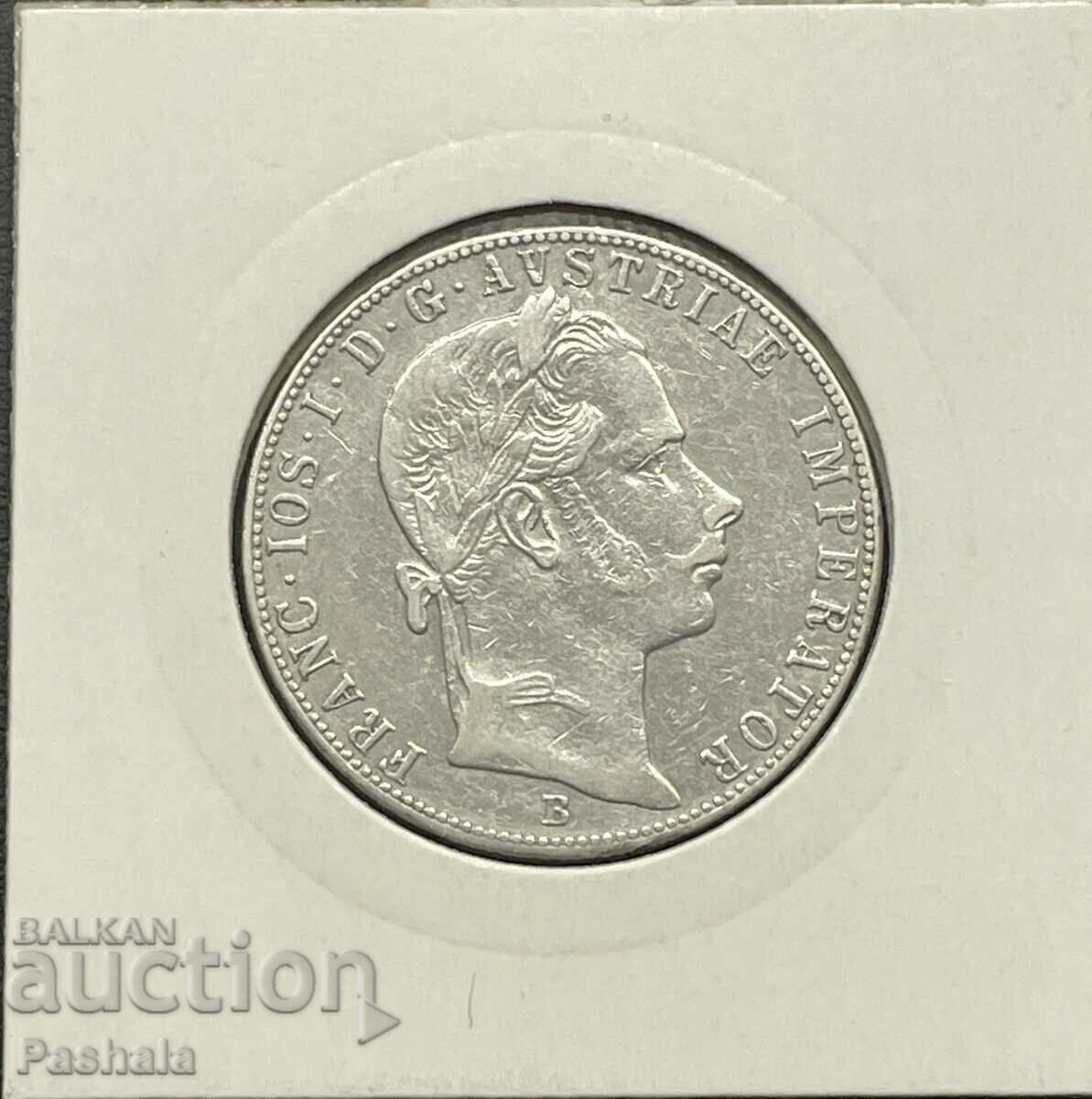 Austria 1 Florin 1859 with price 110.00 BGN | € 56.24 Austria 1 Florin 1859 with price 110.00 BGN | € 56.24