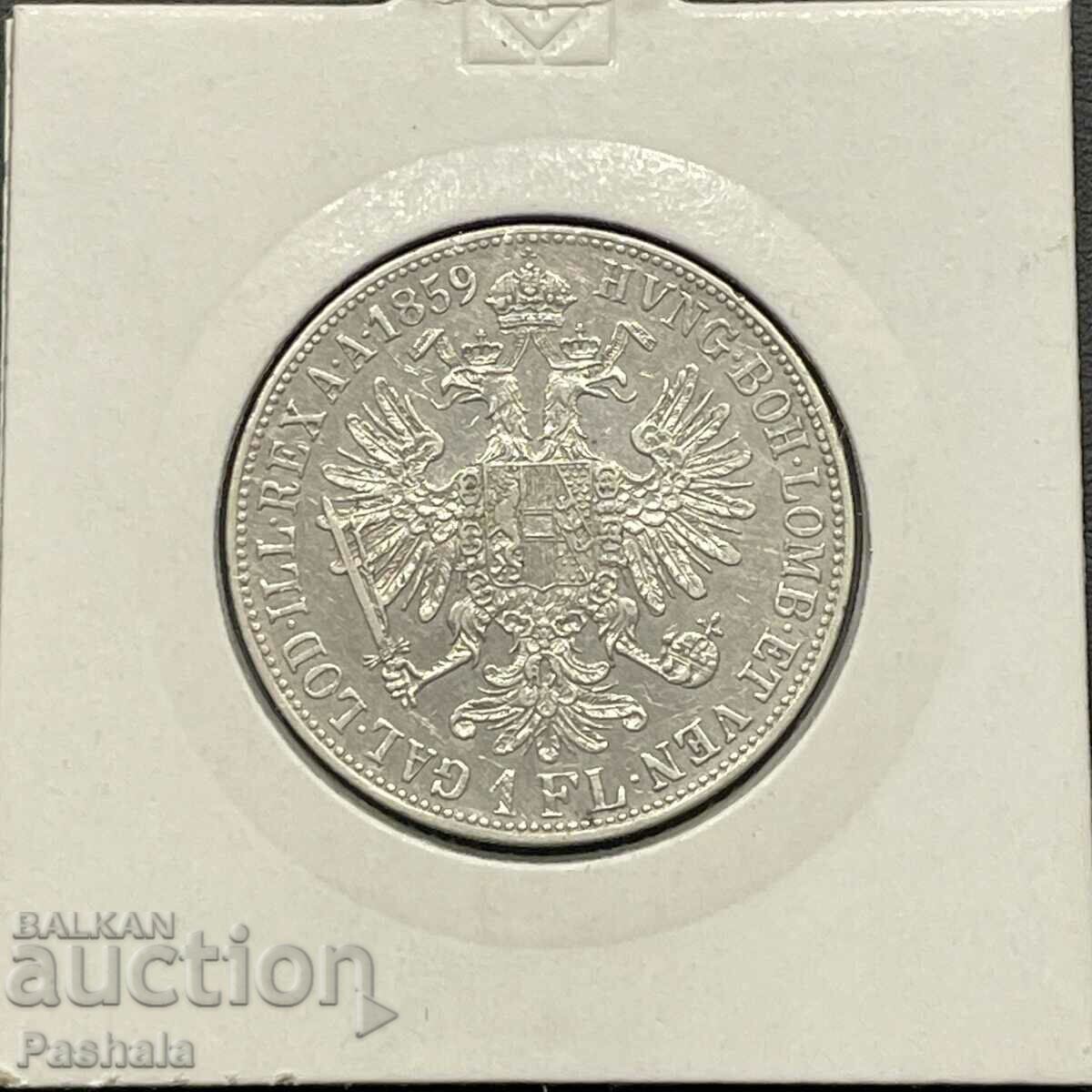 Austria 1 Florin 1859