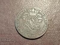 1845 2 centimes Belgium