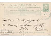 BULGARIA EXHIBITION PLOVDIV Post. map item sign TRAVEL 403