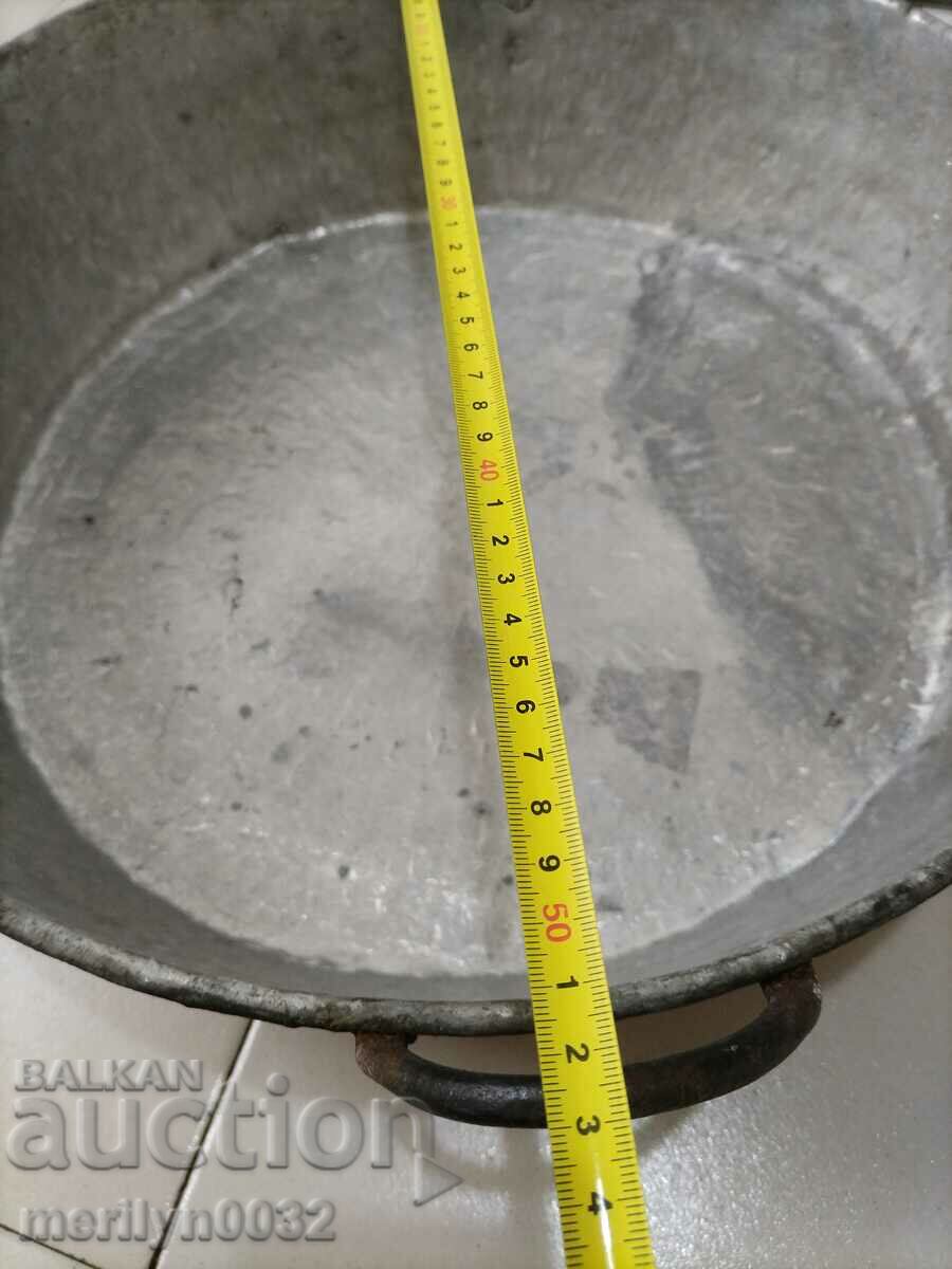 Delivery of Old copper tray for lutenica majun jam LARGE copper