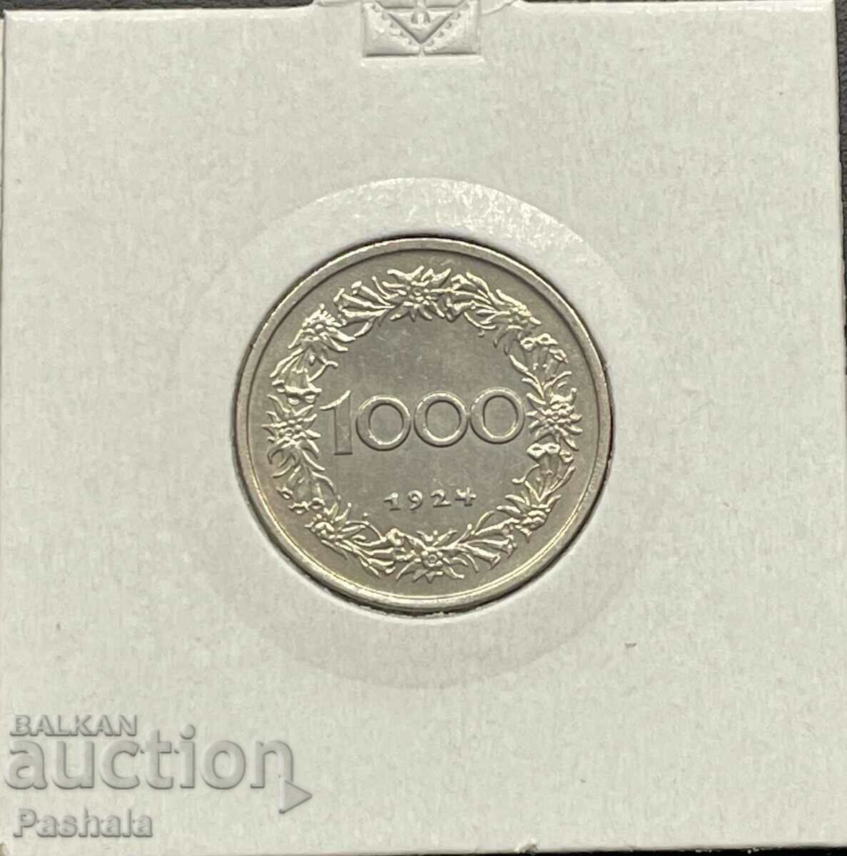 Austria 1000 de coroane 1924