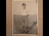 Spartak Pleven football player around 1950 old photo