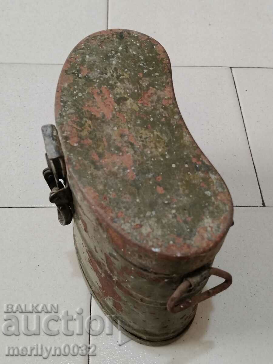 Auction WWII Wehrmacht WW2 Metal Binocular Case Auction WWII Wehrmacht WW2 Metal Binocular Case