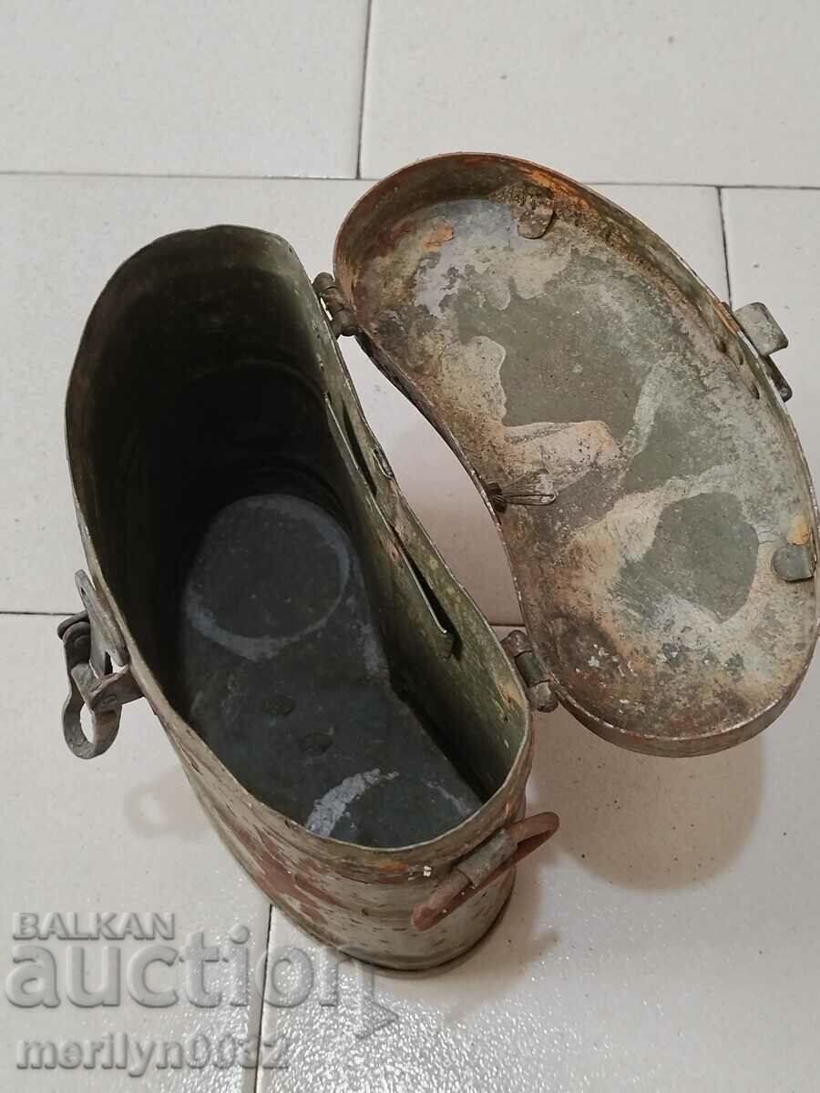 WWII Wehrmacht WW2 Metal Binocular Case - 6 WWII Wehrmacht WW2 Metal Binocular Case - 6