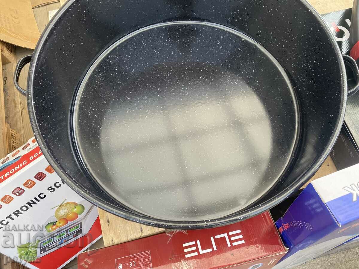 Delivery of Enamel tray for lutenitsa and sweet 55 CM