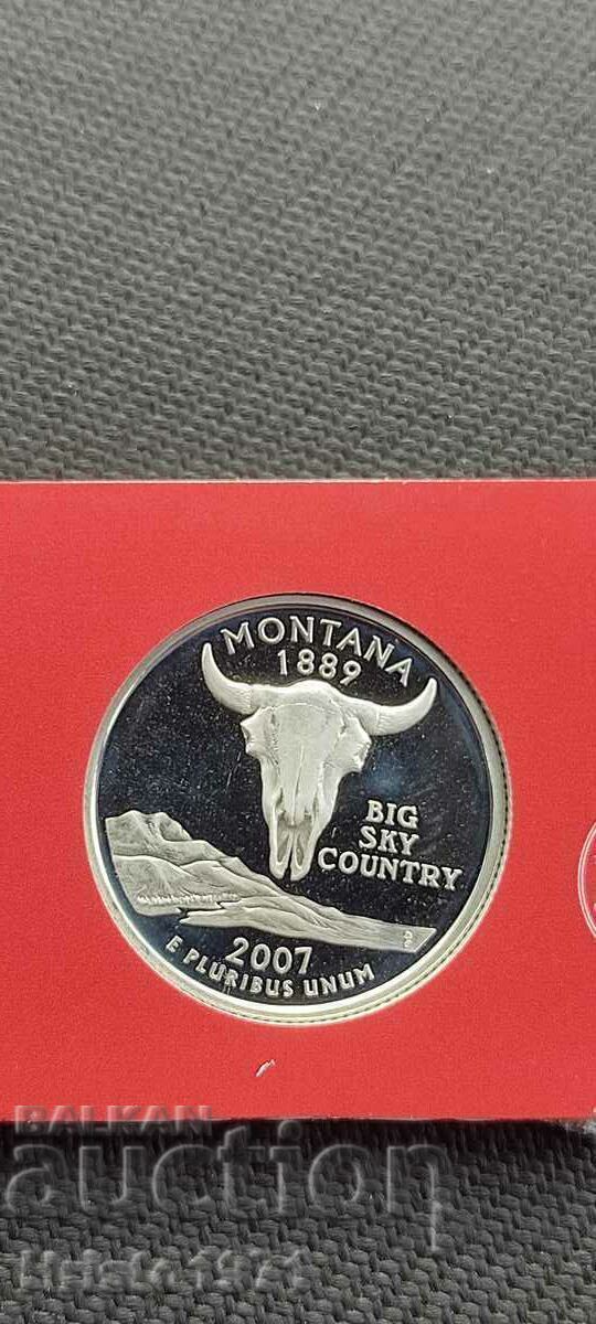 1/4 δολάριο 2007 Μοντάνα με τιμή 30.00 BGN | € 15.34 1/4 δολάριο 2007 Μοντάνα με τιμή 30.00 BGN | € 15.34